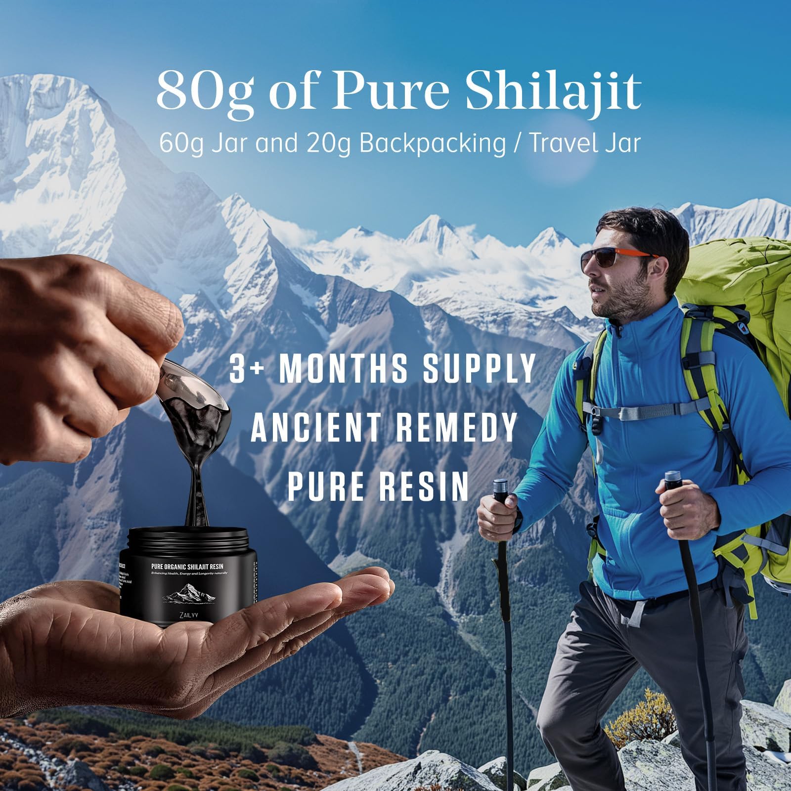 Organic Shilajit Resin | 800mg Supply | Lab Tested | Pure Organic Himalayan Shilajit for Men & Women | Natural Energy Booster with Fulvic Acid & 85+ Trace Minerals — Amazon image 6