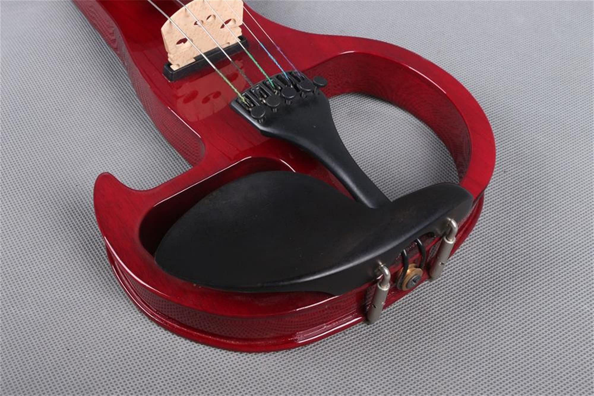 Skrzypce do wiolonczela 5 String Red Elektryczne ciało drewniane skrzypce skrzypce drewniane