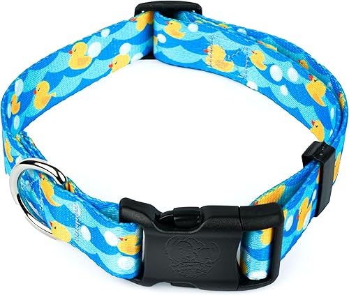 Country Brook Petz - Collar de lujo para perro Just Ducky, fabricado en los Estados Unidos, colección Critter Corner con diseños temáticos de disponible en Yaxa Colombia