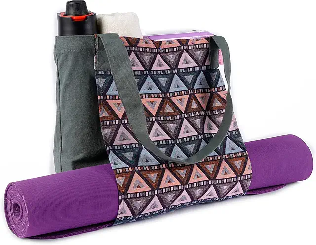Bolsa Yoga Ligera y Espaciosa para Transportar Colchonetas de Pilates o Gimnasia