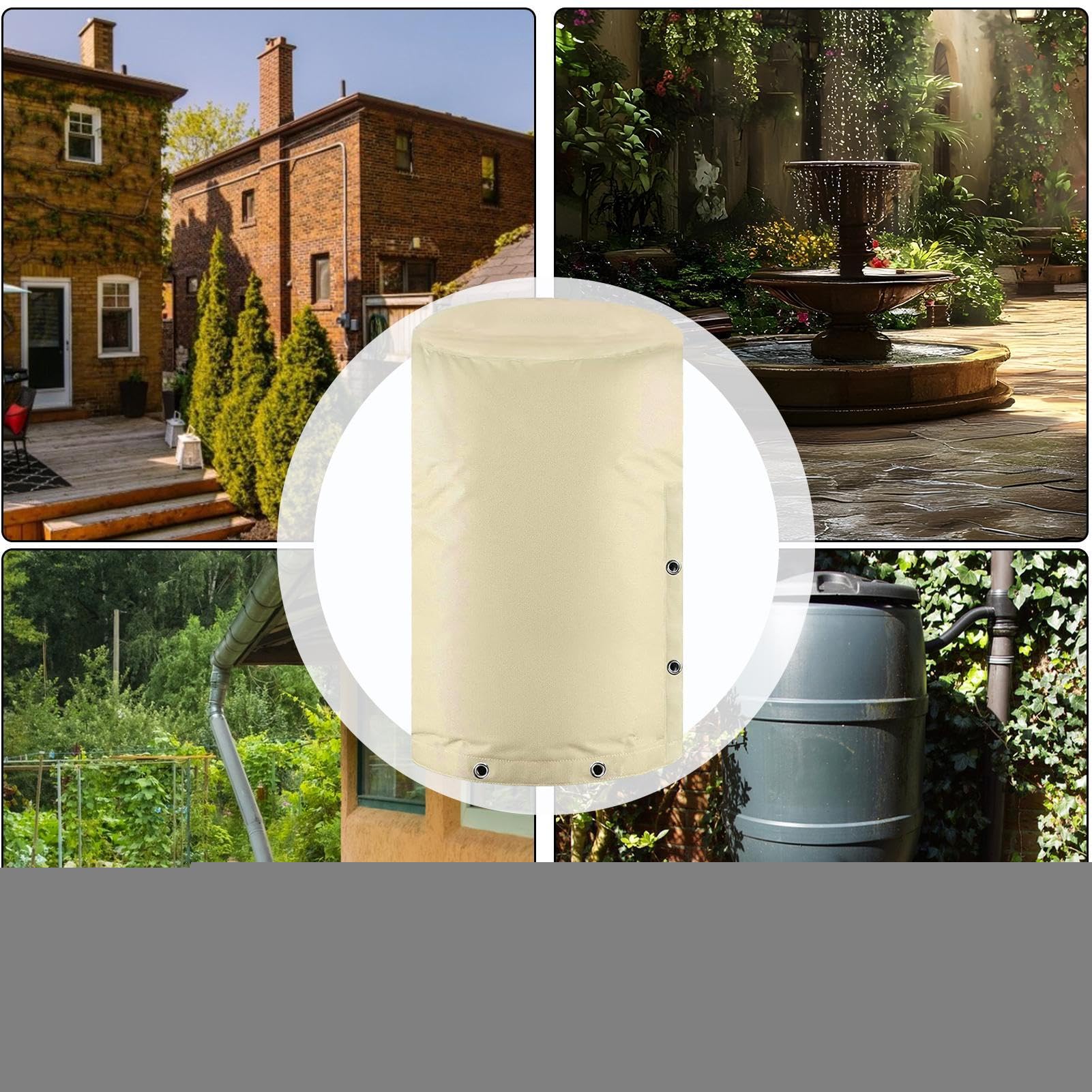Bomba Pozo Barrera Aislamiento Tanque De Presión Pozo | Protector Bomba Agua Para Porche Al Aire Libre Césped Patio Trasero Y Terraza Paisaje Jardín Y Patio