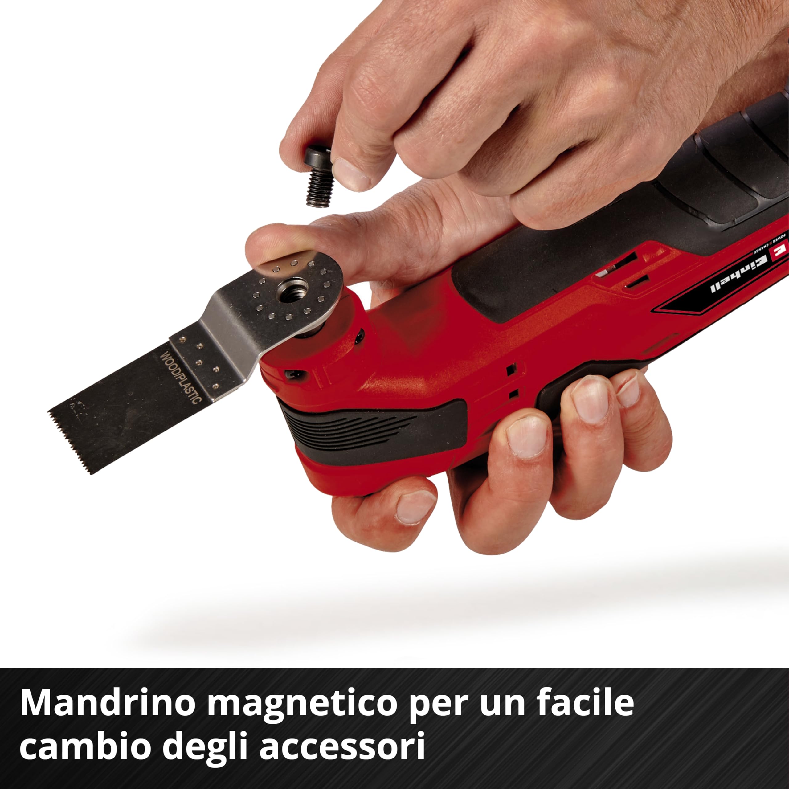 Einhell Utensile multifunzione a batteria TC-MG 18 Li-Solo Power X-Change (oscillazioni al min. 22.000-40.000, senza batteria e caricabatteria)