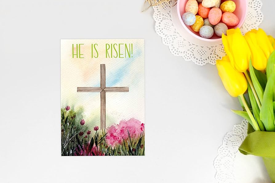 Amazon.com : Red Door Inspirations Christian Easter Card (Religious), Made in the USA! (Watercolor He Is Risen 25 Pack) : Office Products amazon-com-red-door-inspirations-christian-easter-card-religious-made-in-the-usa-watercolor-he-is-risen-25-pack-office-products