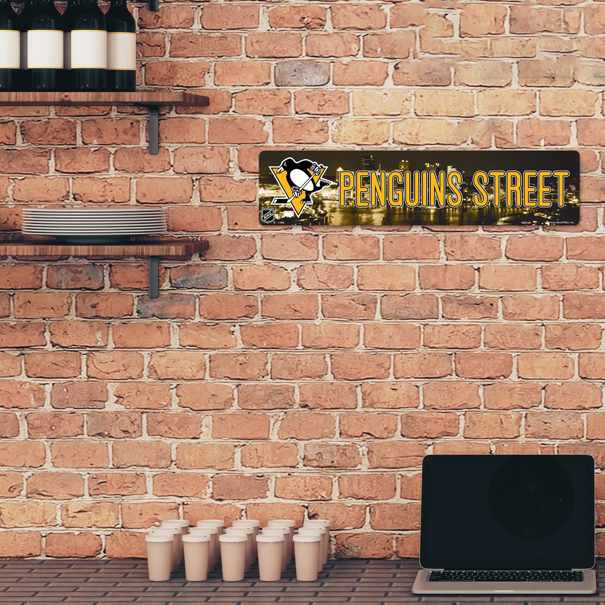 NHL Chicago Blackhawks Haute résolution Plaque de Rue Plastique