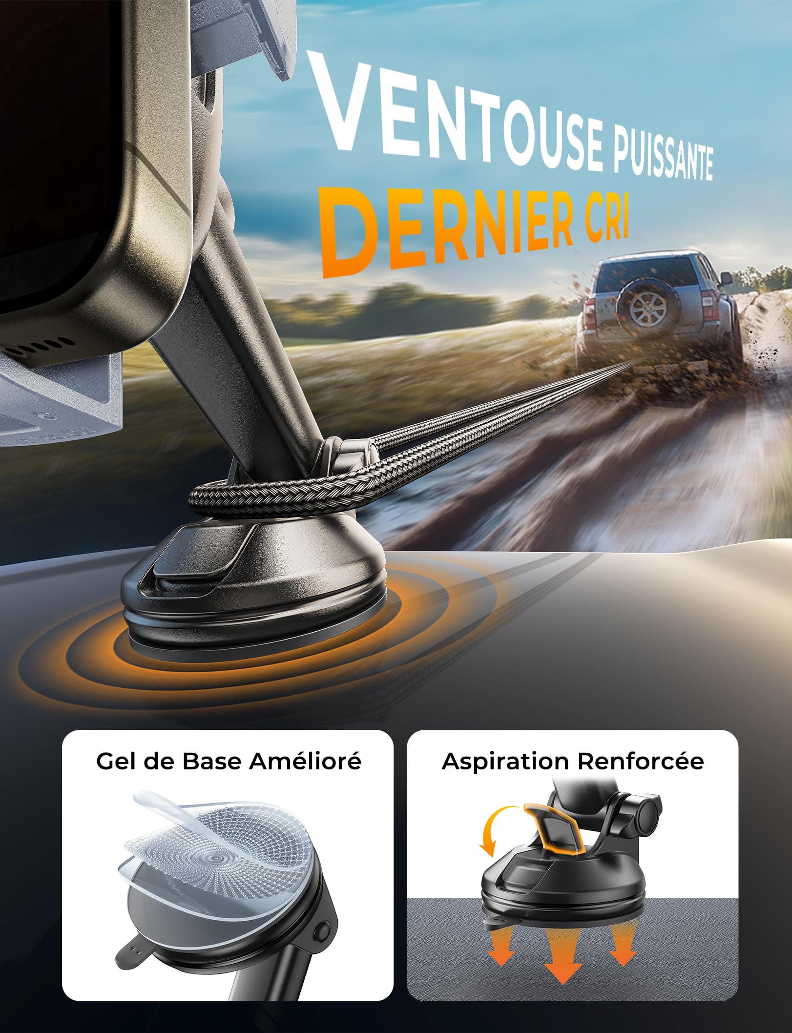 CIRYCASE Support Telephone Voiture