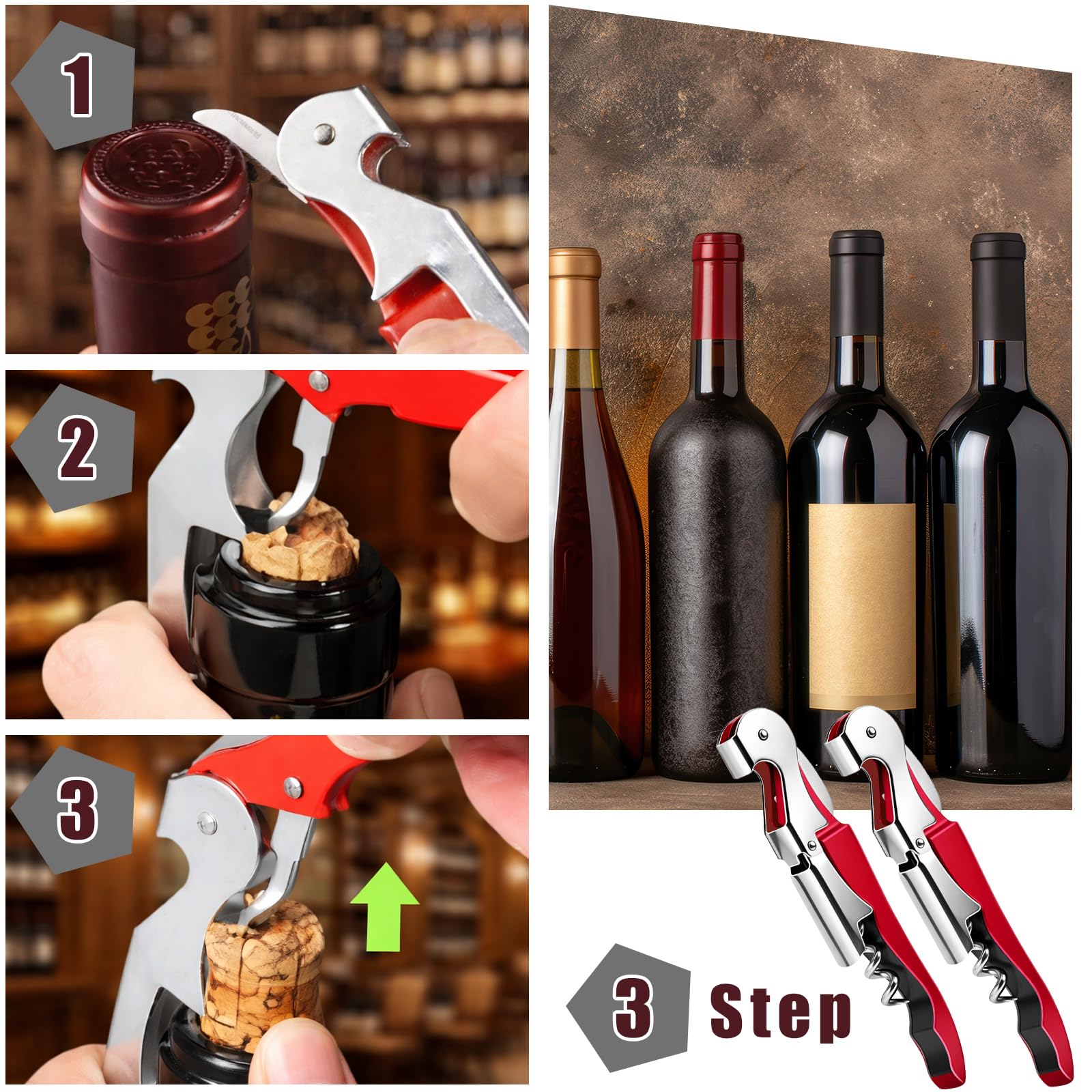 Professional Wine Openers - 12 Pack -6 Professional Wine Openers - 12 Pack -6
