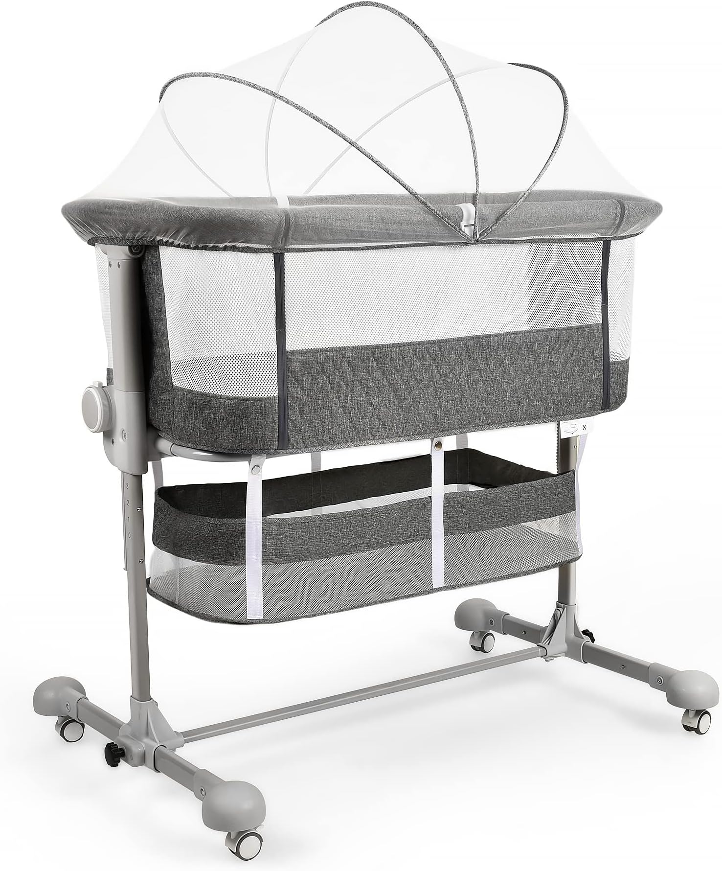 Maydolly Baby Bedside Sleeper, Bedside Crib 3 in
