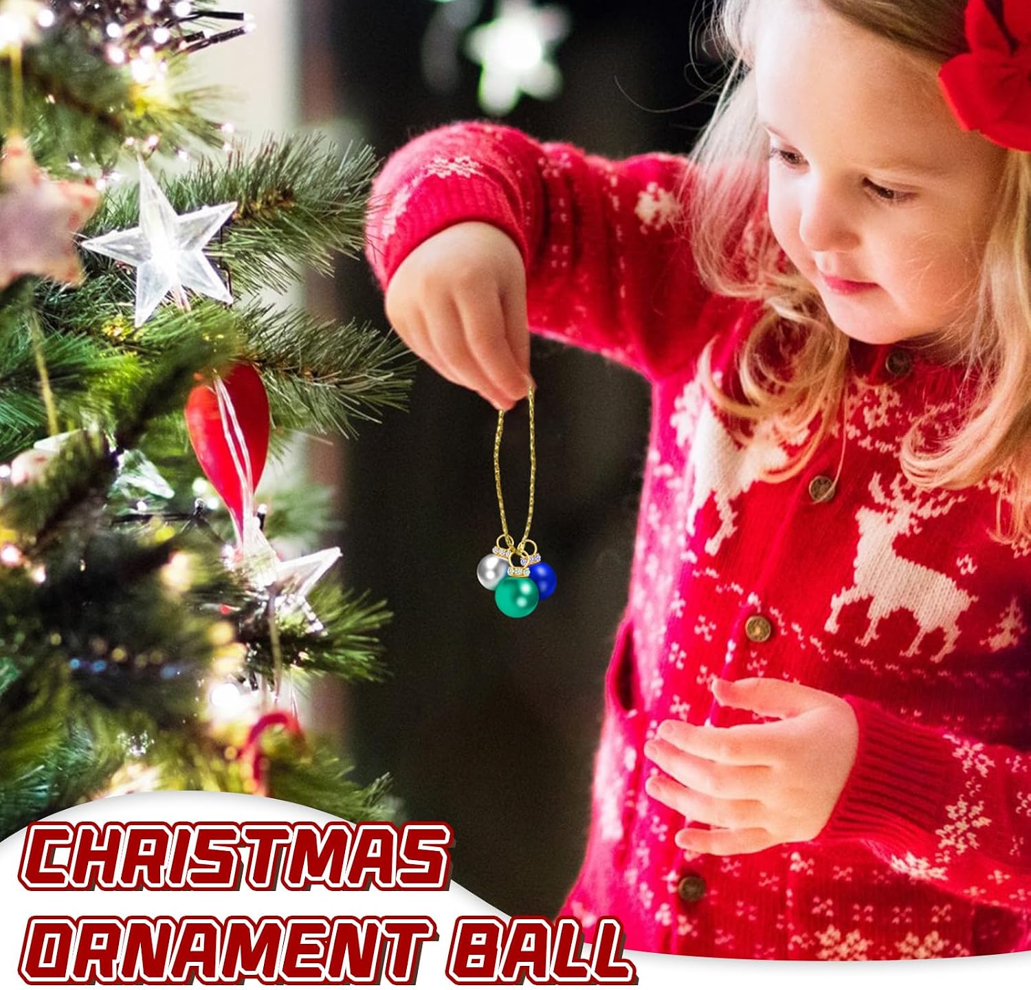 100 Pcs Christmas Ball Ornaments,Mini Glitter Multicolor Christmas Ball,Xmas Tree Hanging Decorations Pendants for Party,Decor,Outdoor,Indoor,DIY,Craft,Holiday Supply,Gift Fillers,0.6"/16mm