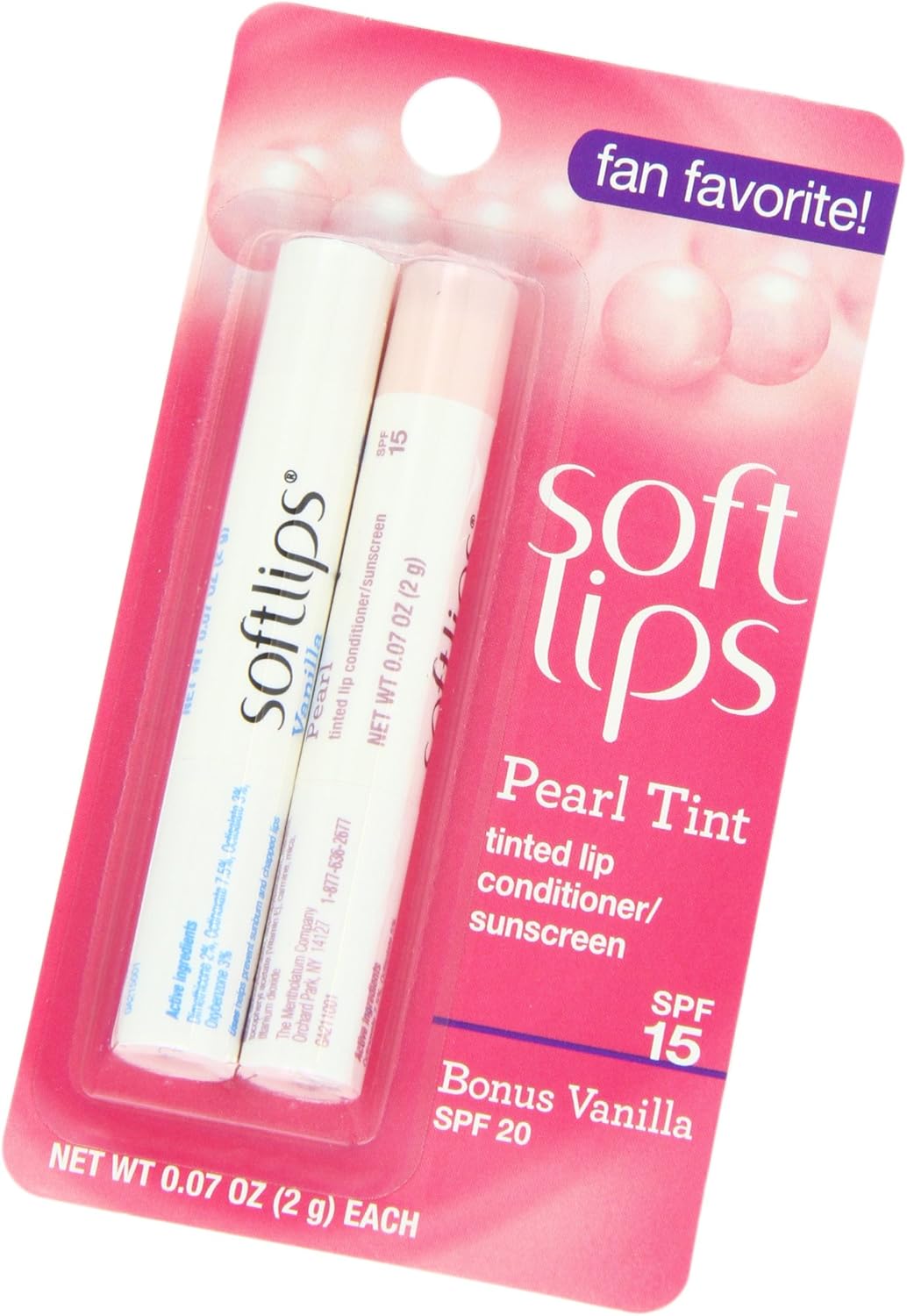 Softlips Pearl Tint and Bonus Lip Remedies, Vanilla, 0.07 Ounce (Pack of 12) : Beauty & Personal Care
