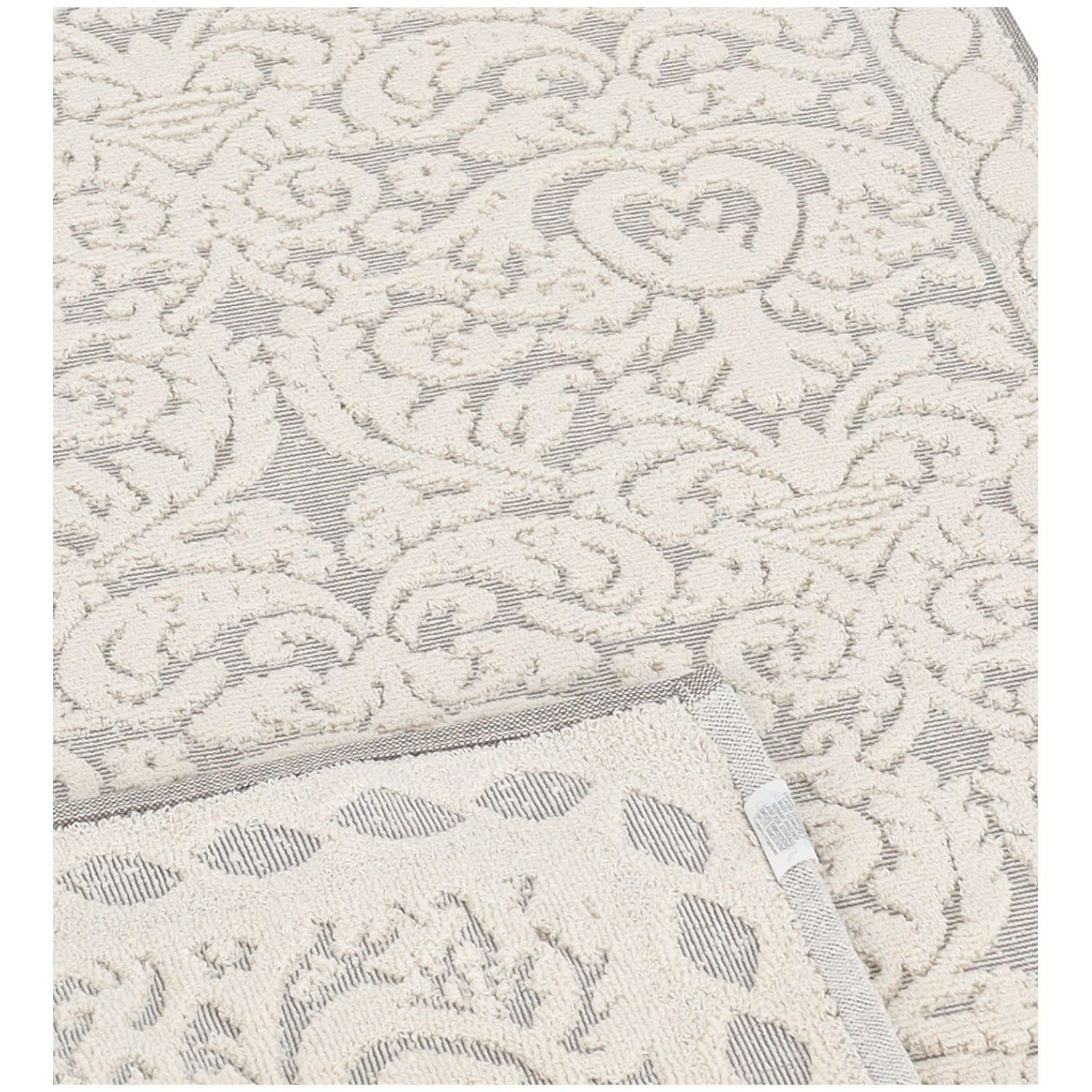 Casatessile Tapis de Bain éponge Coton Rebecca Tapis de Douche Long, Moyen ou de Douche - Tortora, 60x180 cm.