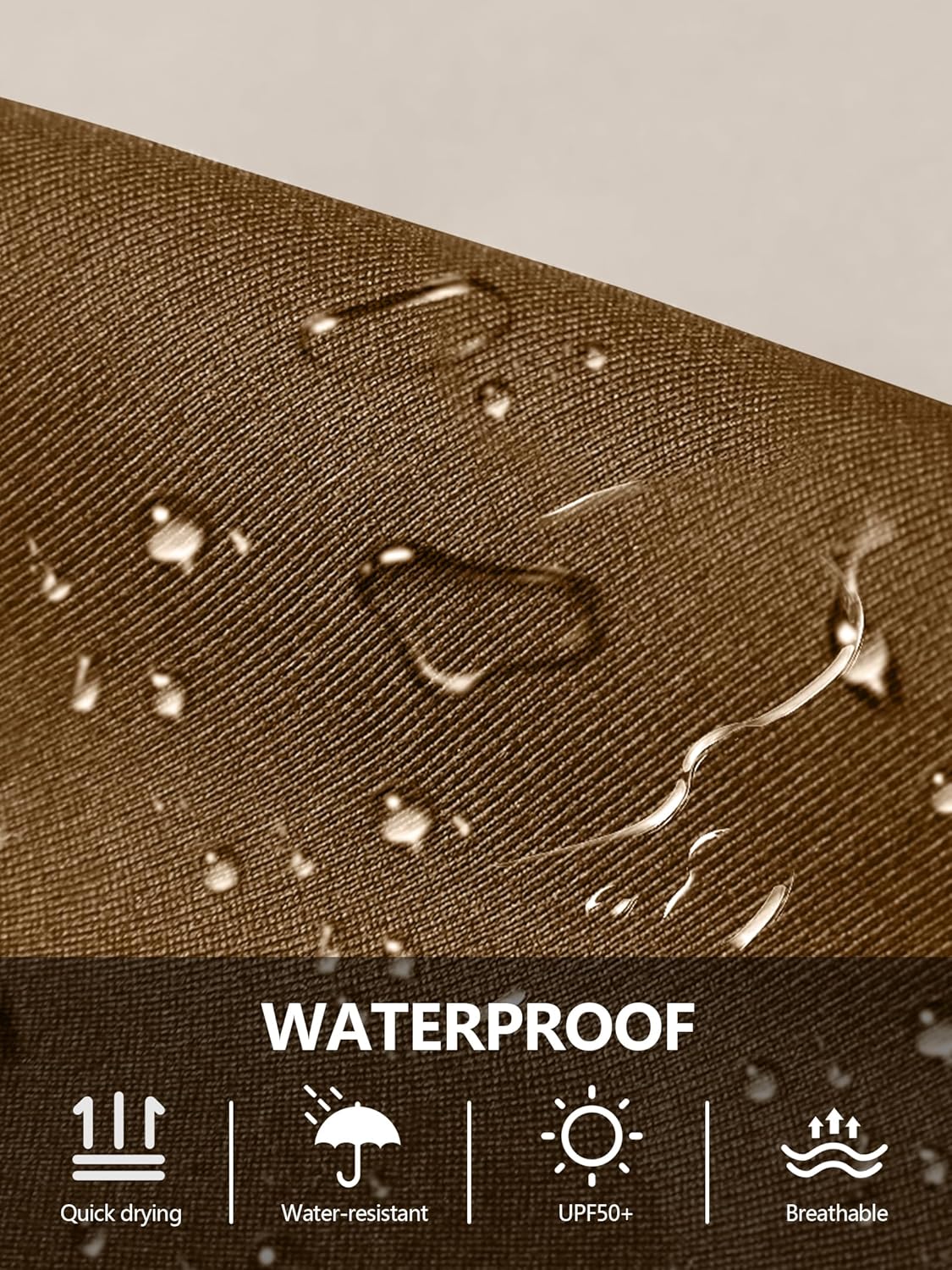 Men's Quick-Dry Hiking Shirts Short Sleeve, Travel Sun Protection Shirts, Mens Safari Cargo Shirt for Fishing Camping - Image 5