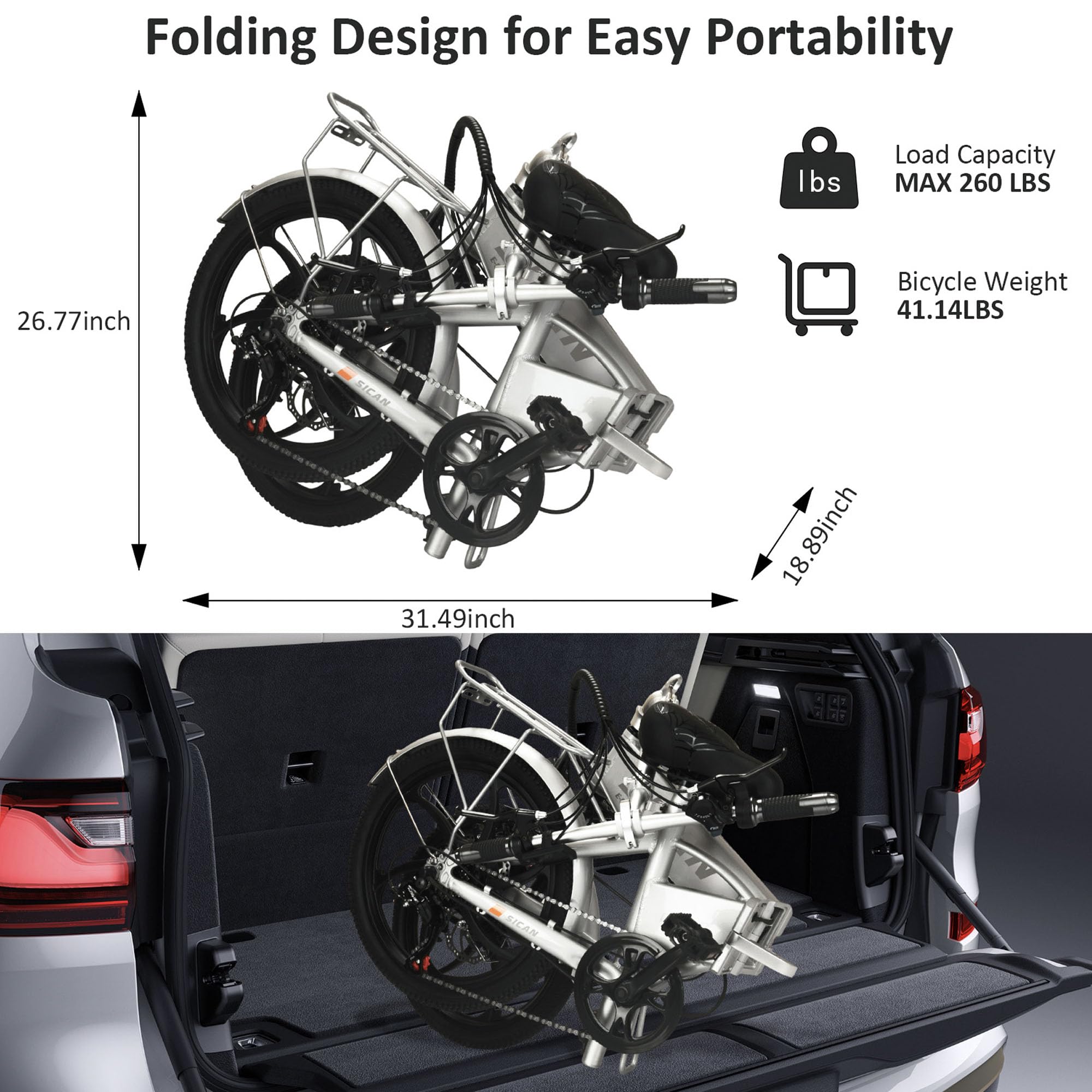 Electric Bike for Adults, 1000W Peak Motor & 35Mph, 7-Speed