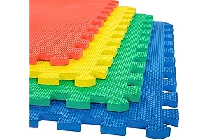 Play Mat Nirvana: Our Top Pick Stalwart EVA Foam Jigsaw Carpet Tiles 4-Pack