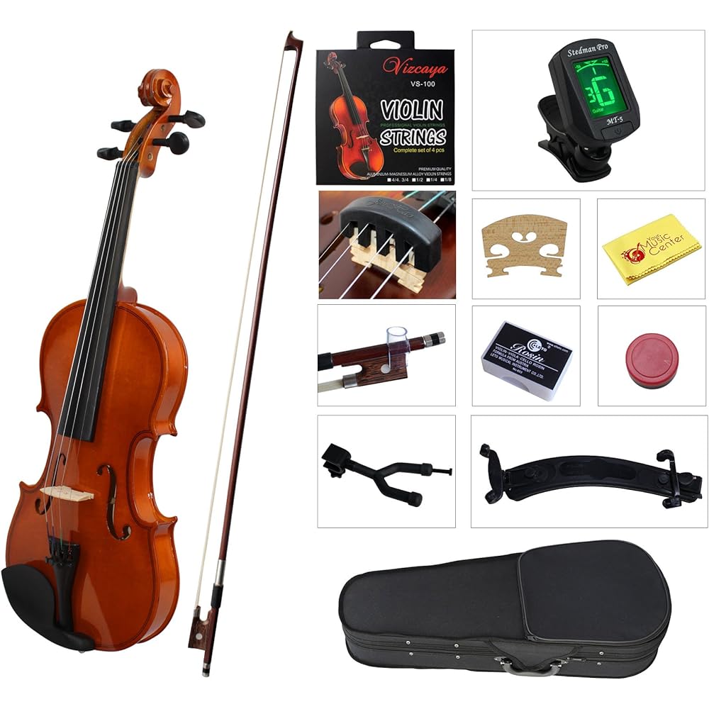 12/mo Finance YMC Full Size 4/4 Violin Starter Kit with Hard Case