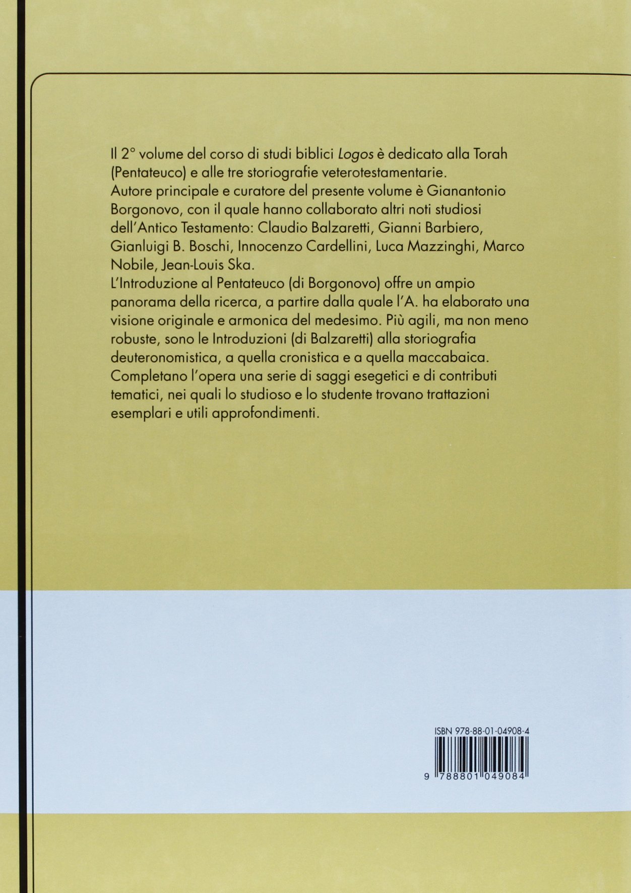 Torah e storiografie dell'Antico Testamento