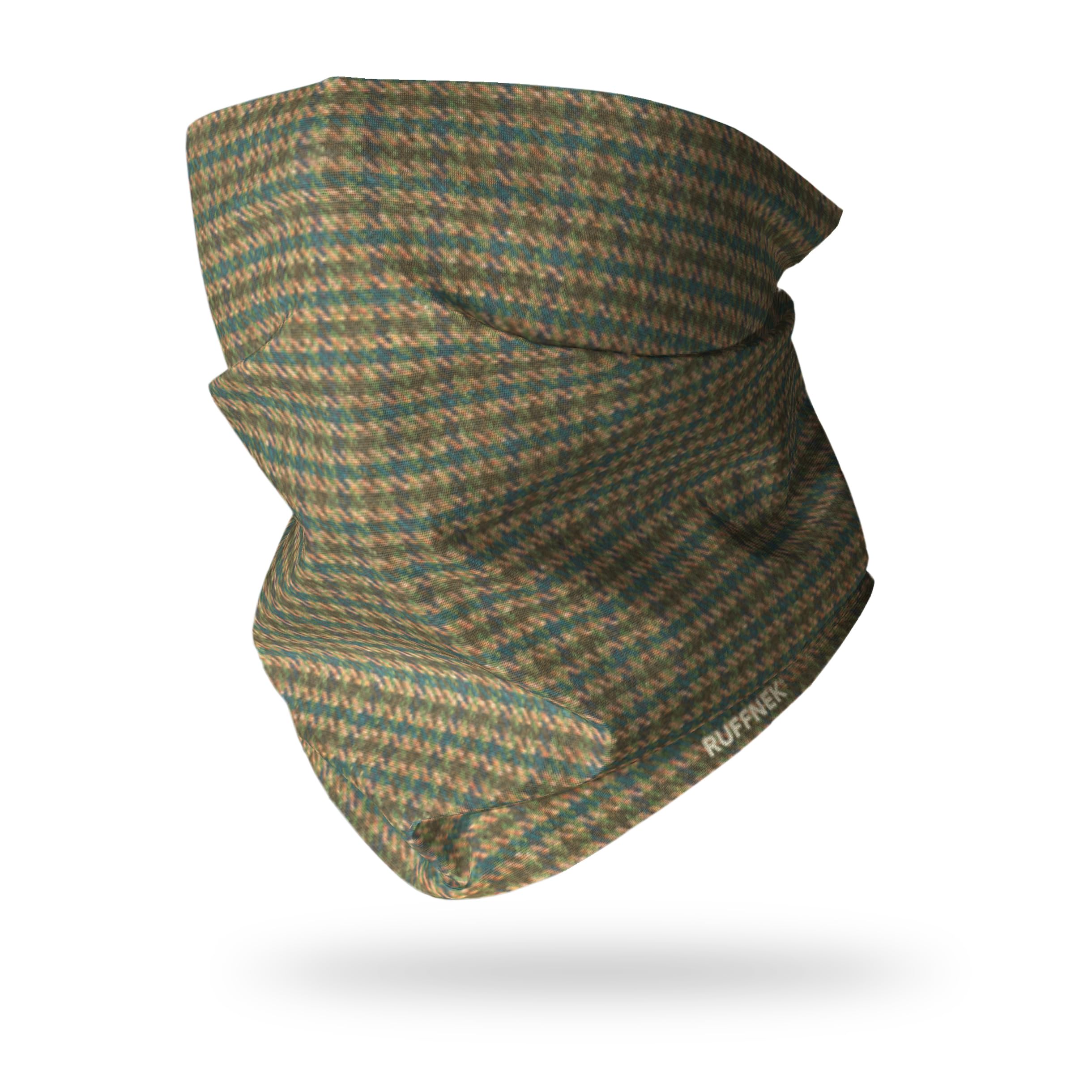 Ruffnek Country Tweed Neck Gaiter Snood, Multifunctional Headwear for Men & Women, Universal Size