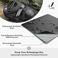 Vista 2 de STOVER 5/10/25/30/40/55L Waterproof Dry Bag- Roll-Top Backpack w/Phone Case- Kayaking, Hiking, Camping, Boating- Men/Women