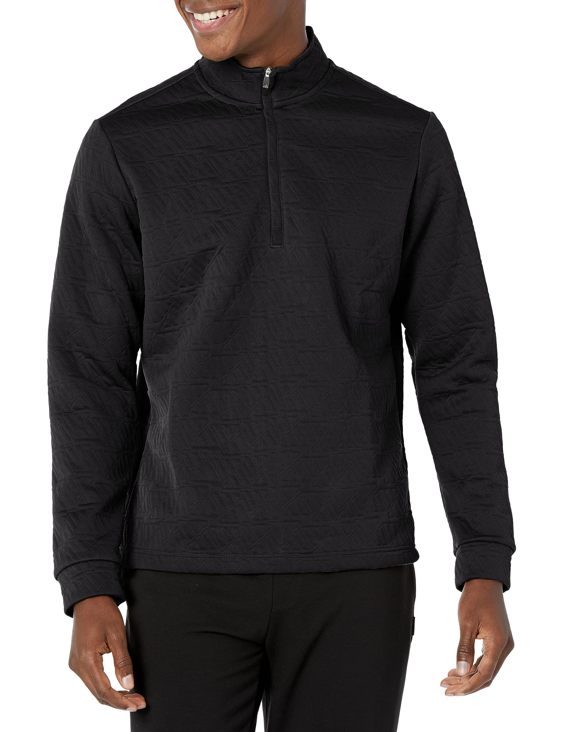 Adidas Mens DWR Quarter Zip Golf Pullover