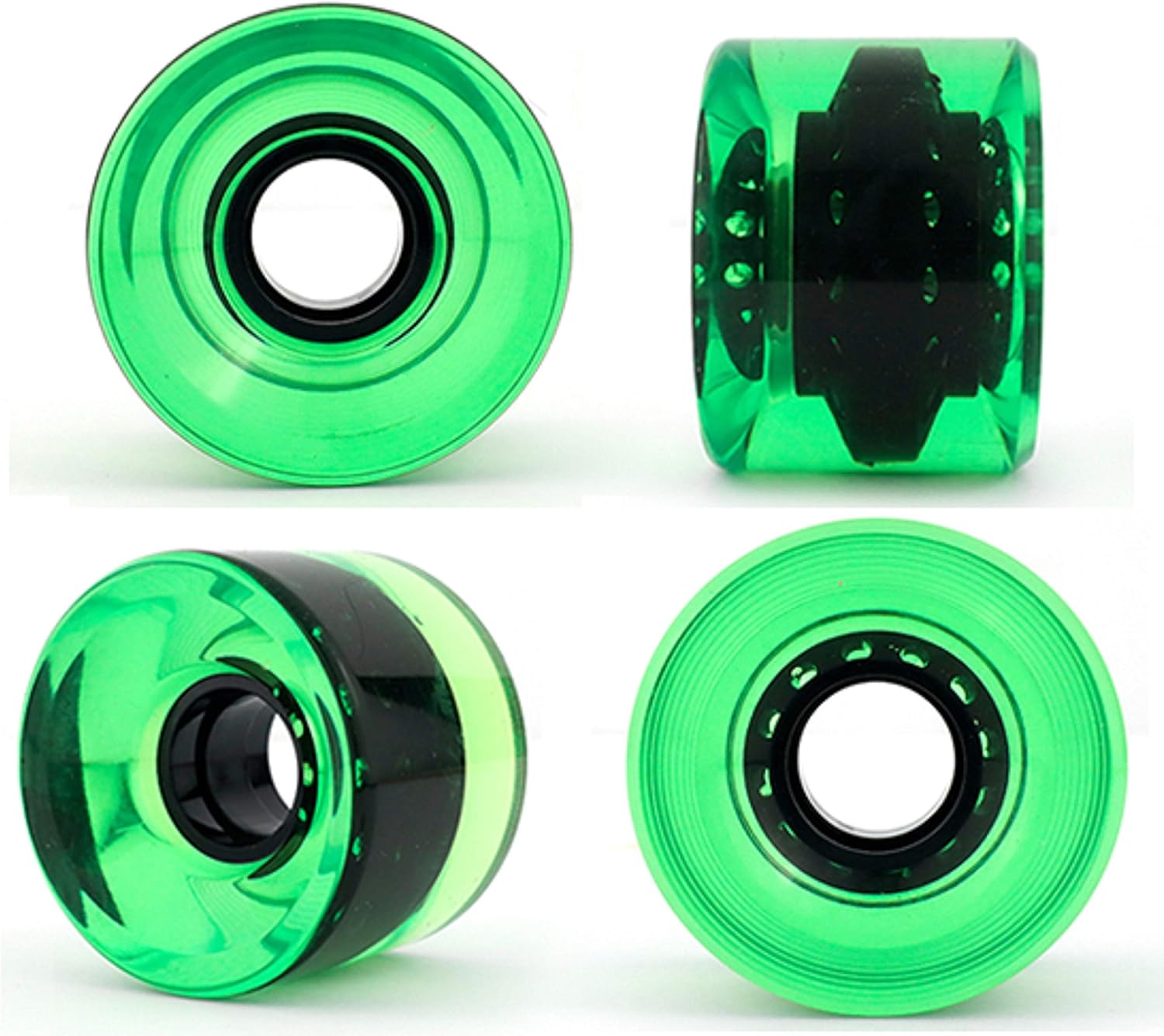 VJ Skateboard Truck and Wheel, 5.0 Skateboard Trucks 127mm Trucks w/Skateboard Cruiser Wheel 60mm, Skateboard Bearings, Skateboard Screws, Skateboard Riser Pads