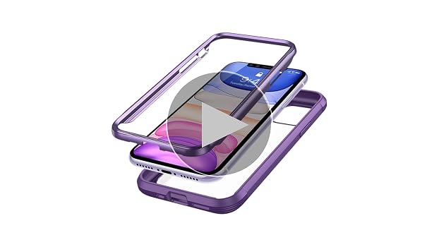Diaclara iPhone 11 Case, 360° Full Body with Built-in Screen