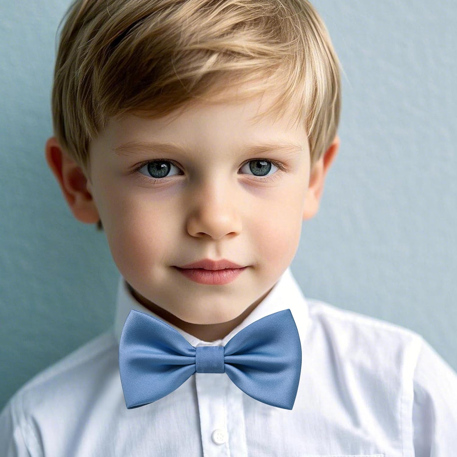 Branduce Bow Ties for Boys Pre Tied Toddler Bow Tie Adjustable Kids Bowties for Wedding Party - Image 2