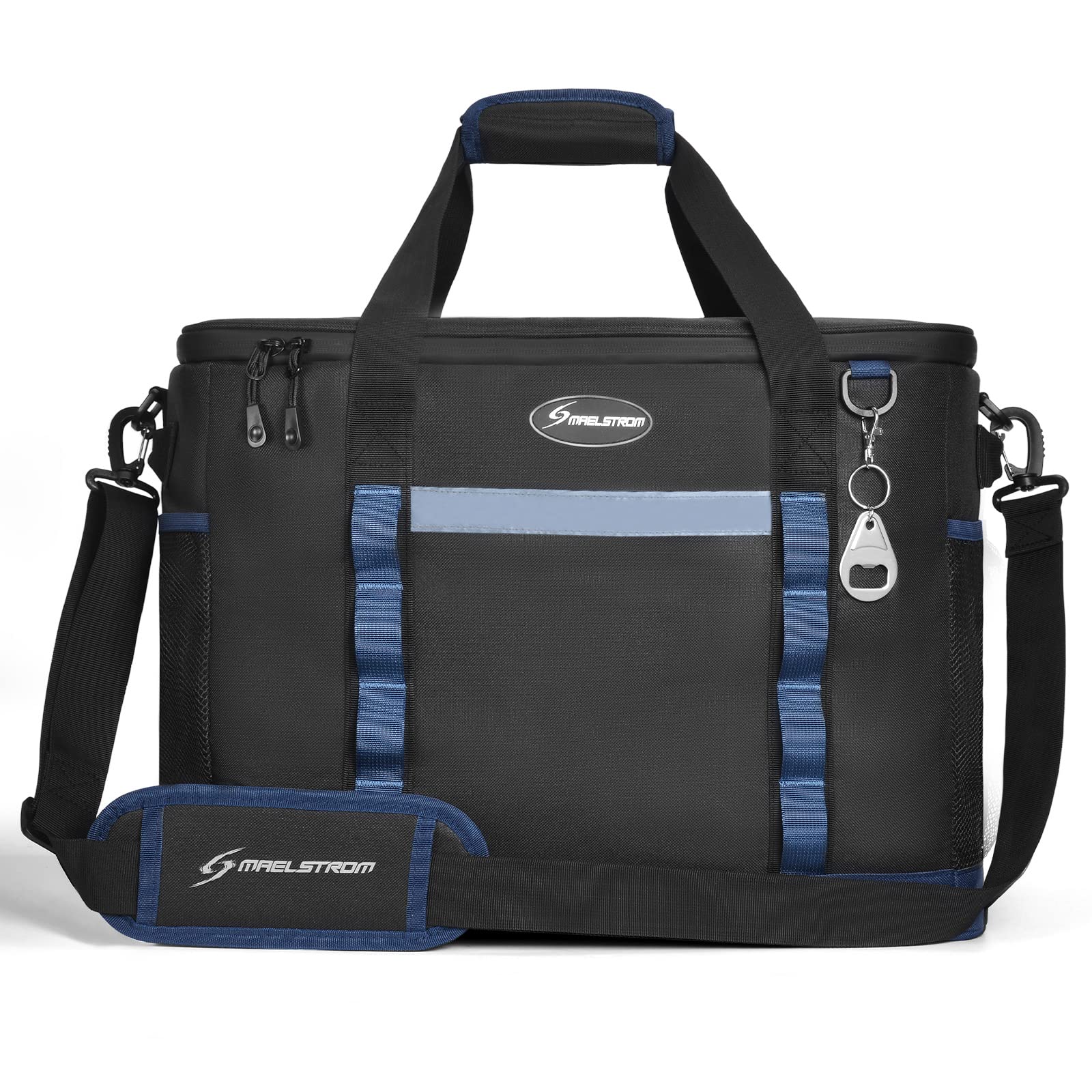 Maelstrom Ice Hollow - Borsa frigo pieghevole con lati morbidi, 60/75 lattine, extra large, isolata, a prova di perdite, portatile, per la spesa, il campeggio, il tailgating e i viaggi su strada