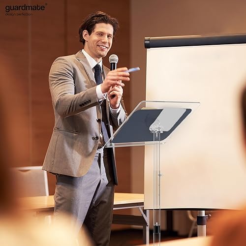 Miniatura 3 de Protector de plexiglás en forma de L para escritorio, divisor portátil de acrílico, barrera protectora de plástico para encimera, escritorio y cajero