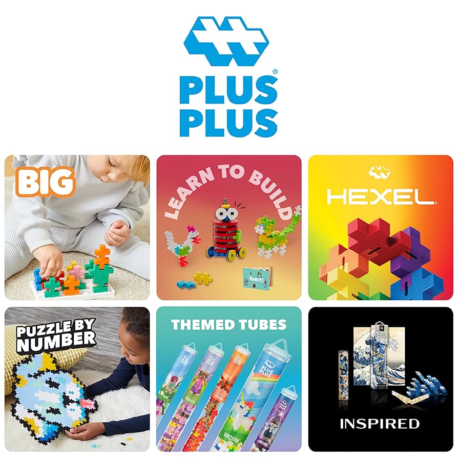 Amazon.com: PLUS PLUS 240 Piece Interlocking Building Blocks
