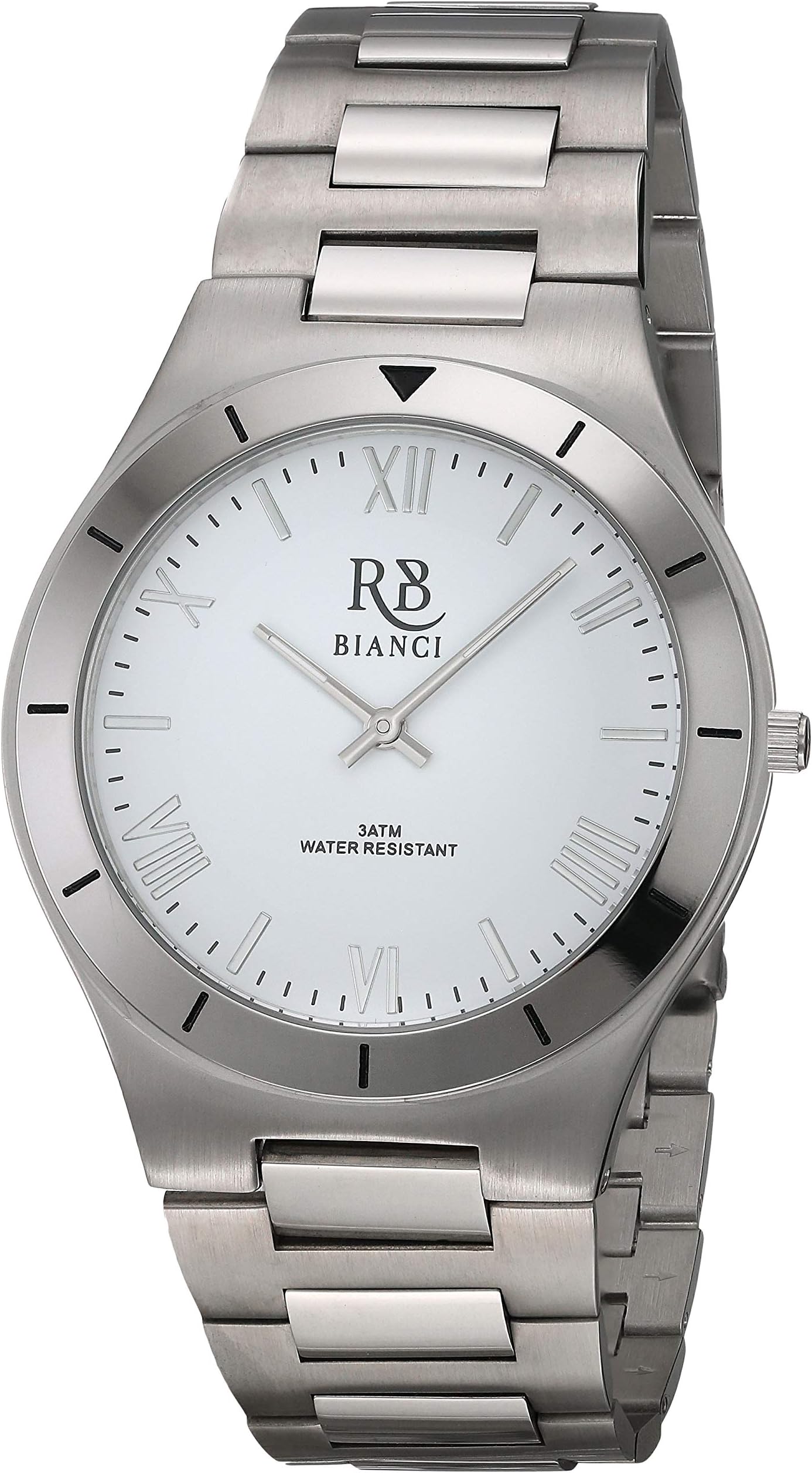 Roberto BianciWATCHES Men's RB0311 Eterno Analog Display Quartz Silver Watch