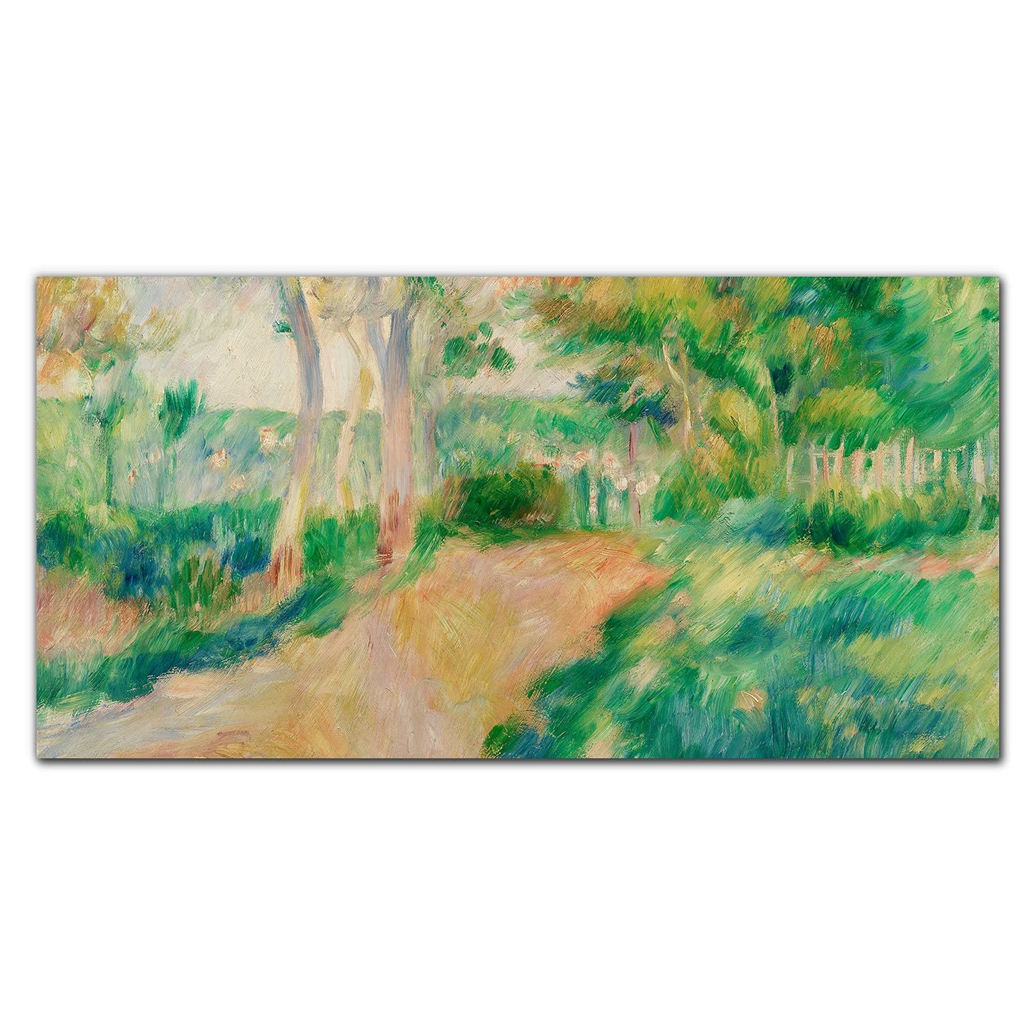 Coloray Image Sur Verre 100x50cm Décoration D'intérieur Photo Sur Verre Décoration Murale Verre Trempé Décoration Tableau En Verre Impression Sur Verre - Forêt
