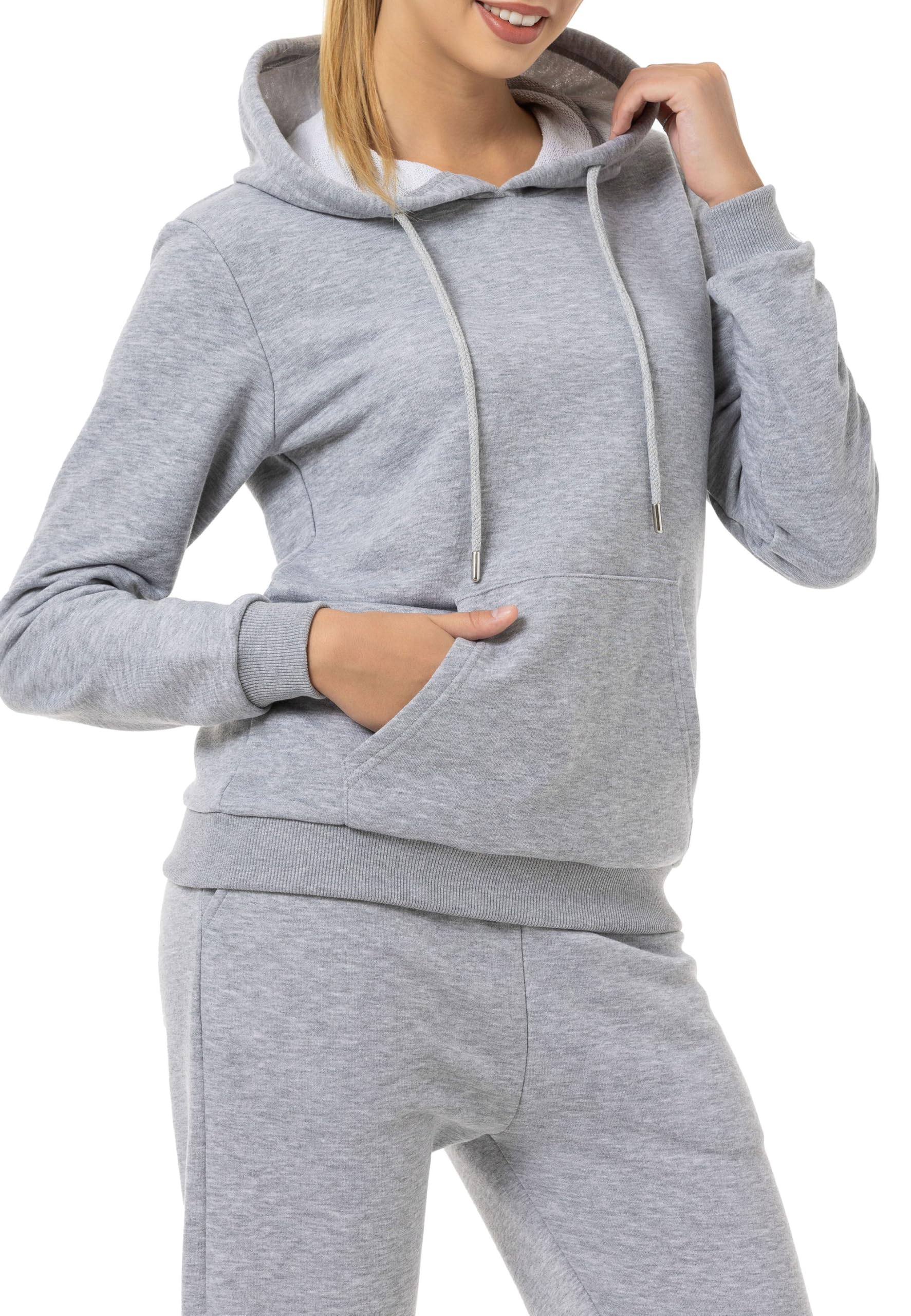 Redbridge Damen Jogginganzug Bequemer Zweiteiler mit Hoodie und Jogginghose Lässiger Freizeitanzug für Sport und Alltag