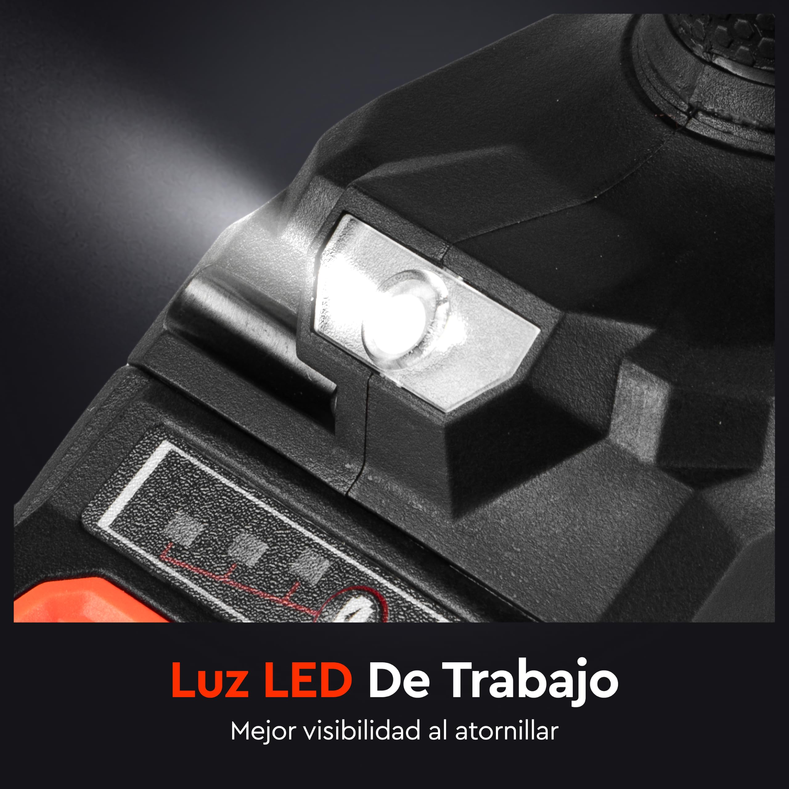 Atornillador Pladur Inalámbrico DSD-201BCA - Atornillador Eléctrico a Batería 20V, Motor Brushless, 0-4400 RPM, HEX 1/4", Alimentador Automático, LED, 8/11 N·m - Bateria 2Ah y Cargador - Por Dnipro-M