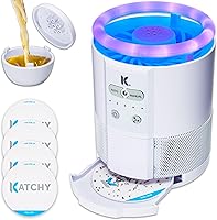 Vista 10 de Katchy Duo – Trampa para Insectos Voladores de Interiores con Cápsula de Aroma – Efectiva de Día y Noche – Capturador de Mosquitos, Moscas