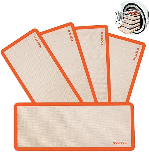 Miniatura 7 de 5 alfombrillas de silicona para hornear para cosecha, bandejas de tamaño mediano (gris, M - mediano) Gris,Naranja,https://www.amazon.com/dp/undefined