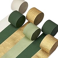 Vista 7 de PartyWoo Serpentinas de papel crepé rosa, 6 unidades, 492 pies, paquete de serpentinas de papel crepé claro pastel rosa intenso para cumpleaños