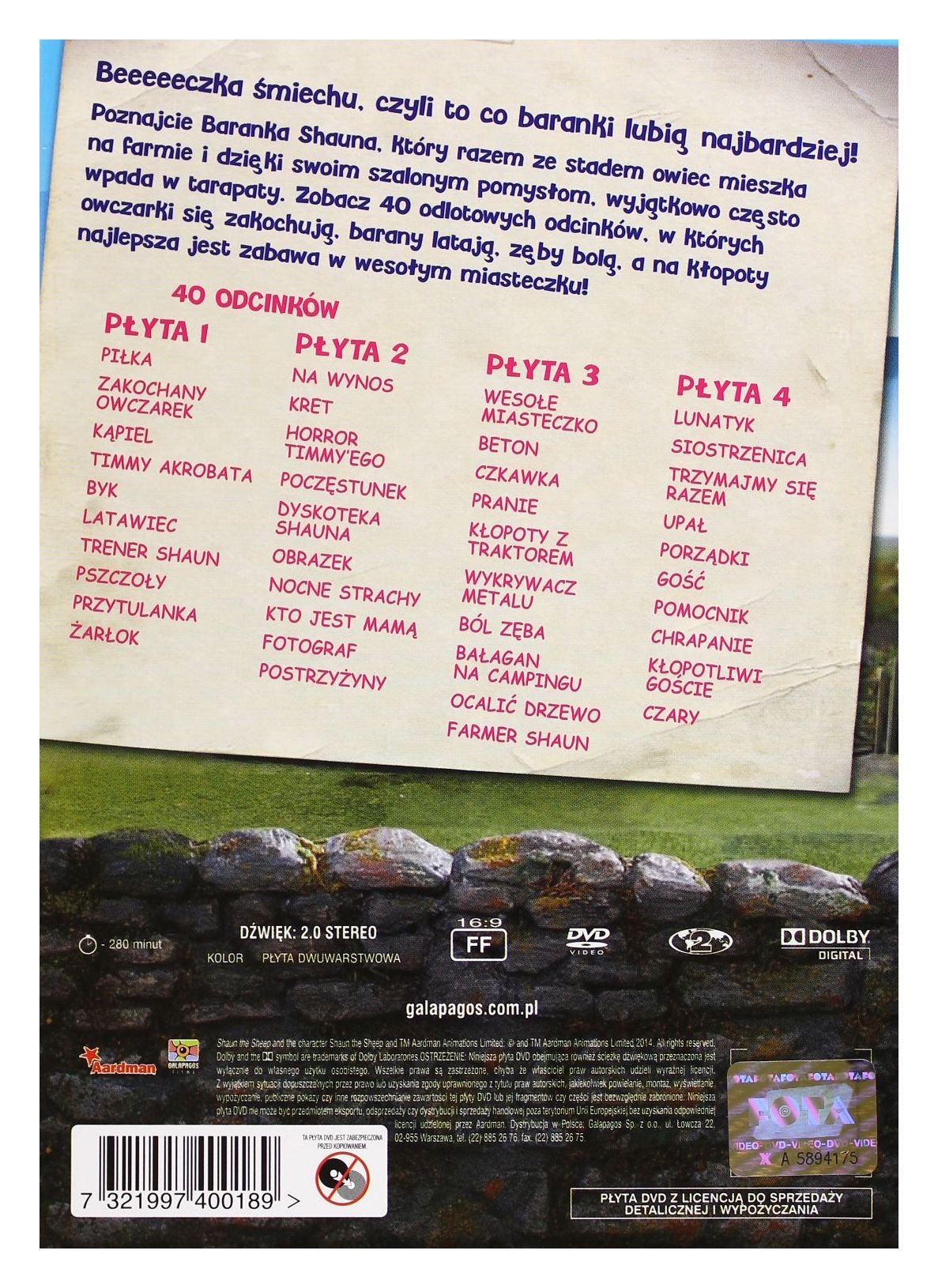 MOVIE/FILM-BARANEK SHAUN, SEZON 1