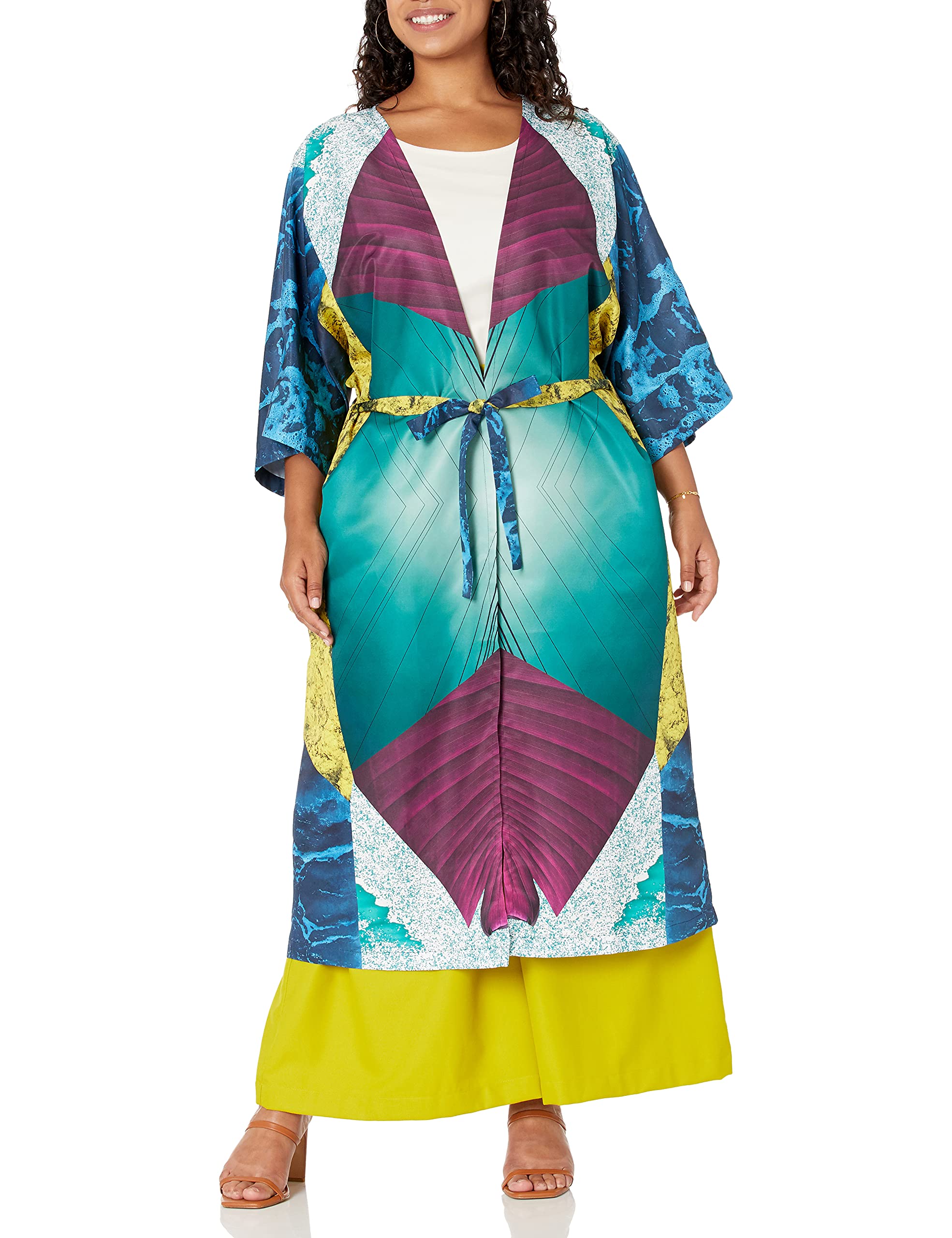 Making The Cut Stagione 2 Episodio 2, Look Vincitore, Kimono di Joshua Shirt Donna