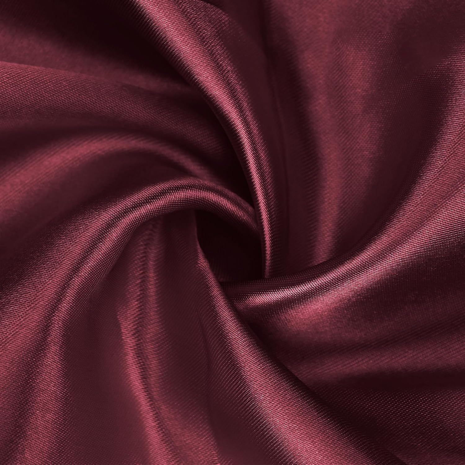 Bailarina 120 Pack Burgundy Satin Napkins,17x17 Inches Wedding Napkins Square Soft Silky Table Napkins Bulk Decorative Elegant Cloth Napkin for Party Decoration, Banquet,Wedding,Graduation