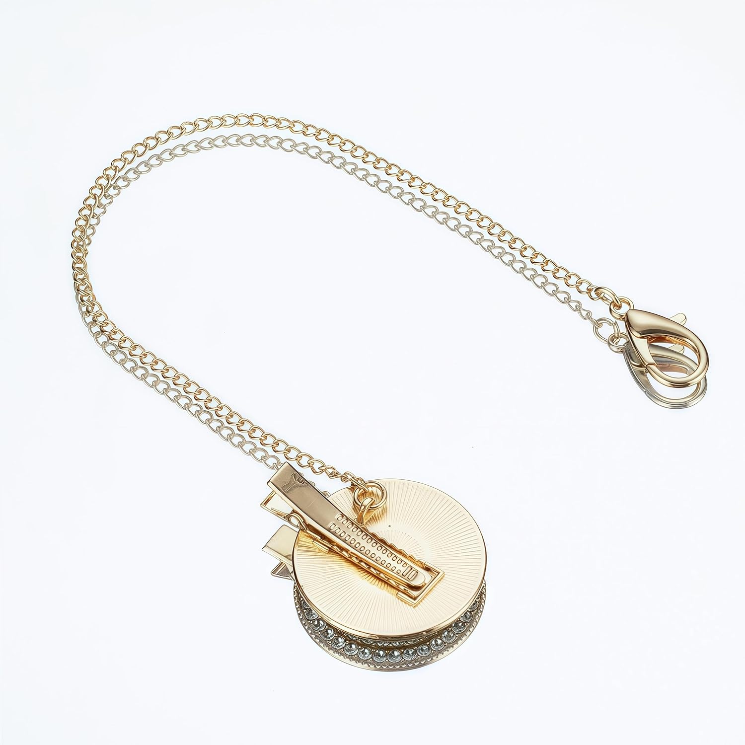 Sparkling Bling Custom Baby Pacifiers and Clips/Holder Kit with Name Personalized with Rhinestones for Boy and Girl Baby Shower (Gold Blue) - Image 5