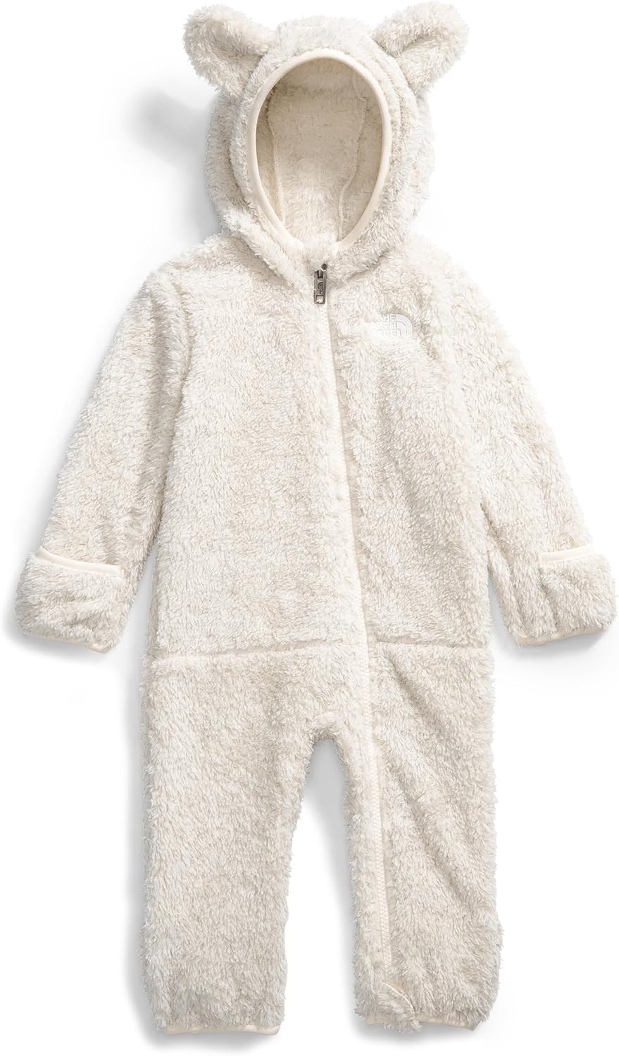THE NORTH FACE Baby Campshire One-piece | Cozy Fleece Winter Onesie, With Mittens, Booties & Attached Bear Ear Hood