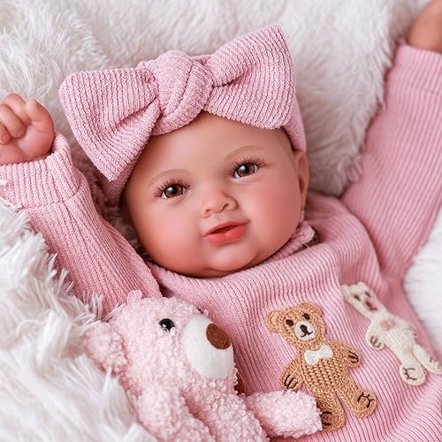 Miniatura 3 de BABESIDE Benson - Muñecas de bebé recién nacidas realistas de 20 pulgadas, de vinilo suave, posables, con caja de regalo para niños de 3, 4, 5, 6,