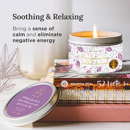 Miniatura 4 de Magnificent 101 MANIFESTING My Wildest Dreams - Vela de lata de 6 onzas