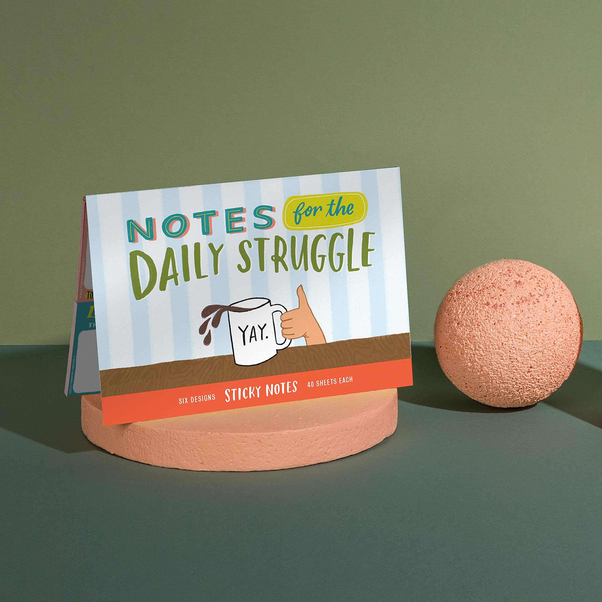 Emily McDowell & Friends Fuckin' A Haftnotizen 6 Sticky Pads, 40-Sheets Each Täglicher Kampf