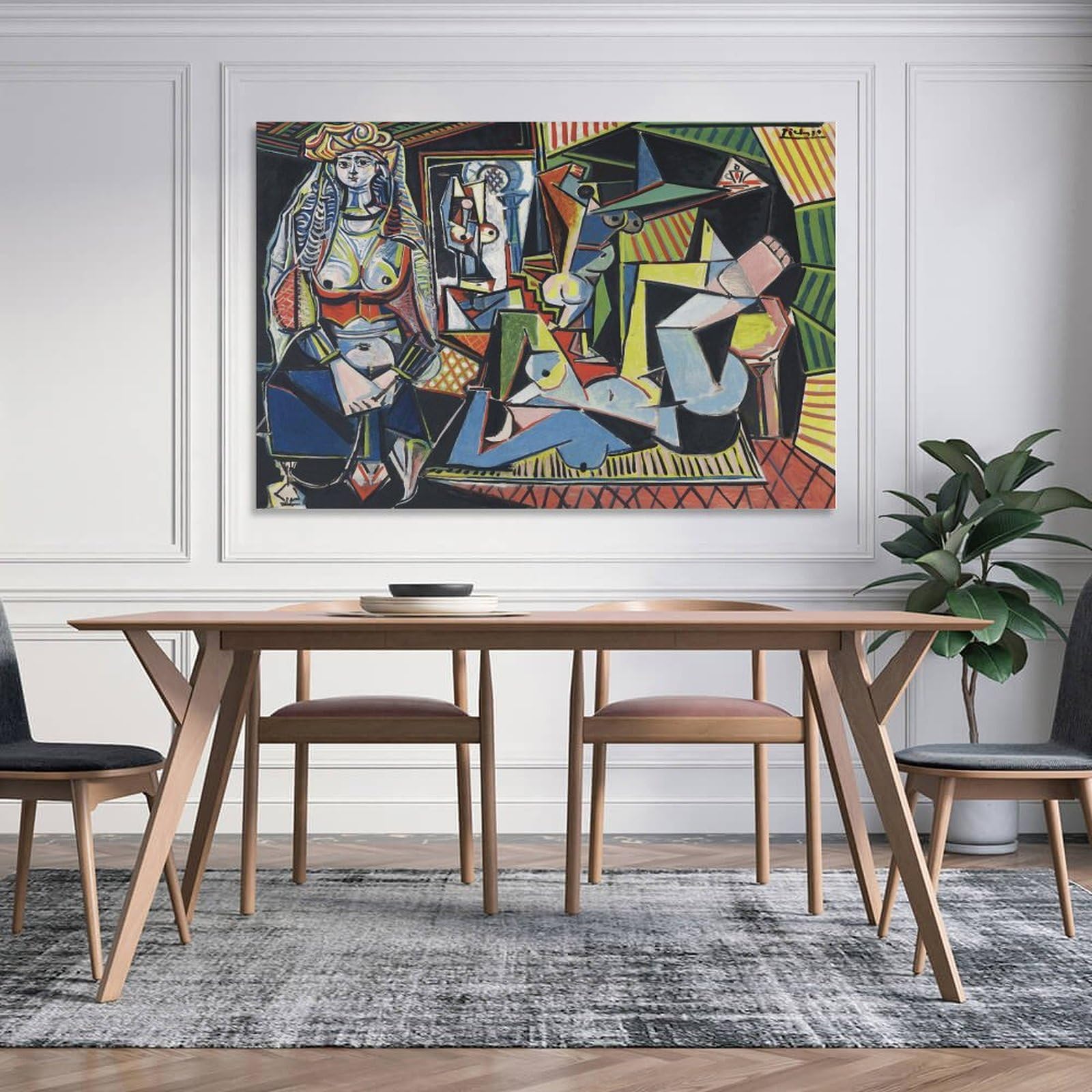 Amazon.co.jp: Pablo Picasso パブロ・ピカソ「アルジェの女たち