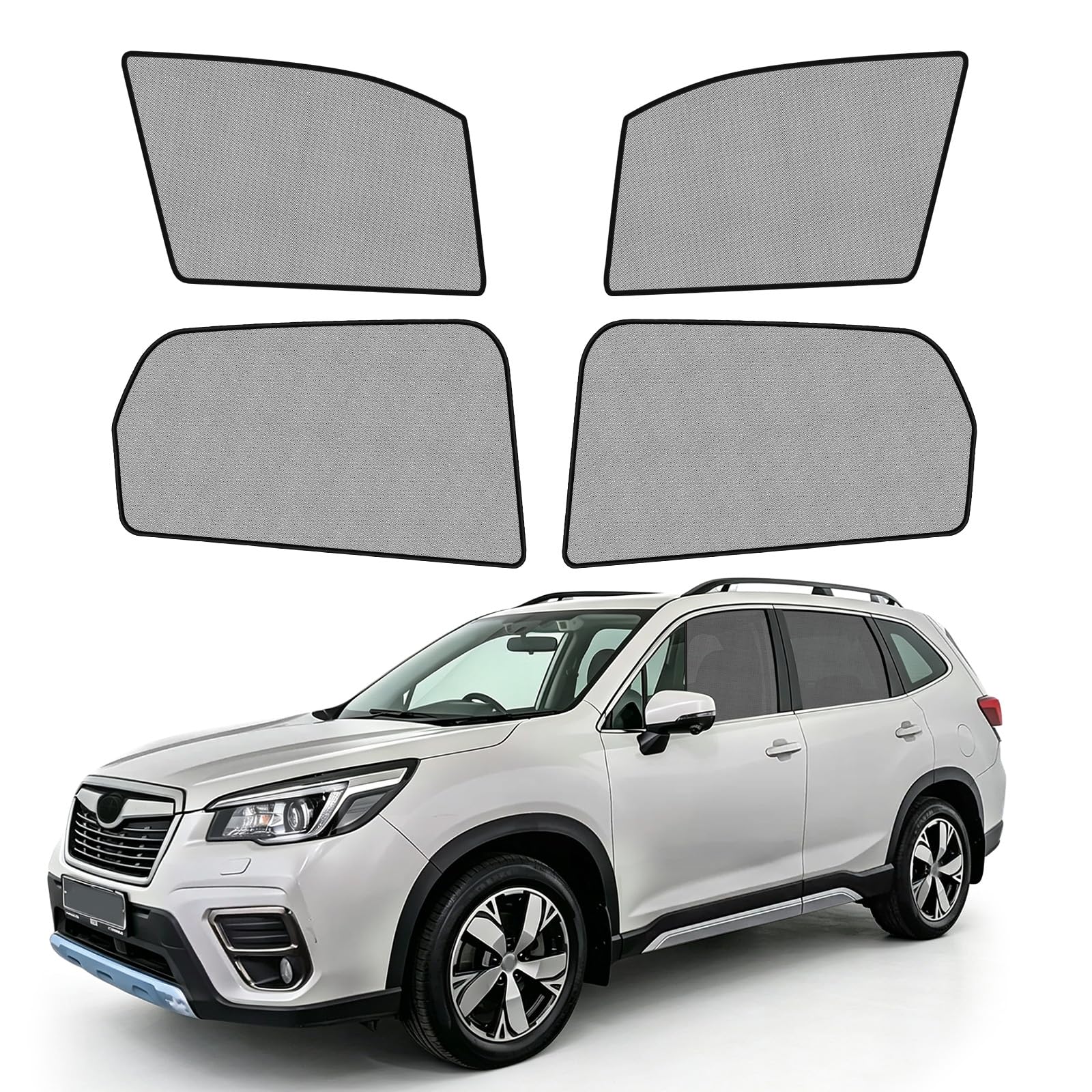 Photo 1 of FormiPow Magnetic Side Window Bug Screens for Subaru Forester (2019-2025)