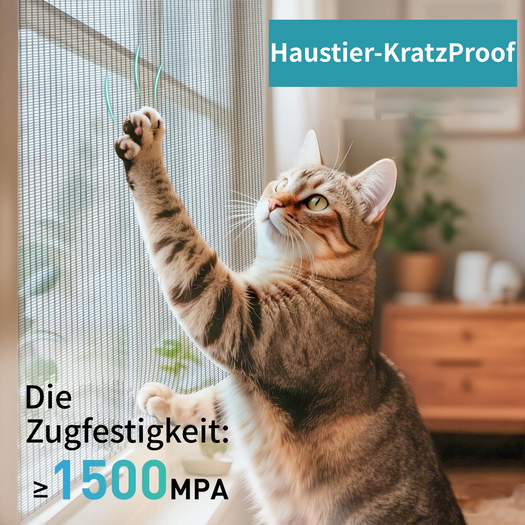 Edelstahlgewebe Fliegengitter Schwarz 91 x 250cm Fliegengitter Metall Katzenkratzfest Fliegennetz, Ersatz für Fliegengitter Balkontür Wohnwagen, Drahtgitter Feinmaschig | Insektenschutzgitter