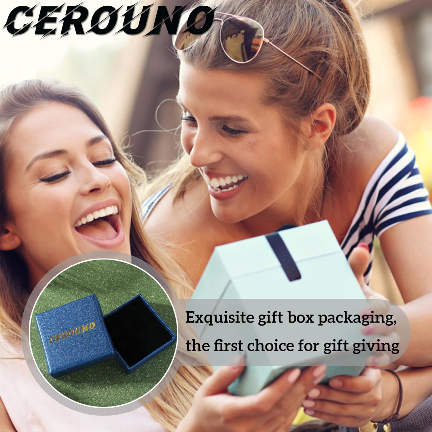 CEROUNO Flat Back Stud Earrings - 925 Sterling Silver Post Flatback Earrings Gold Silver Cubic Zirconia Earrings Studs for Women - Image 7