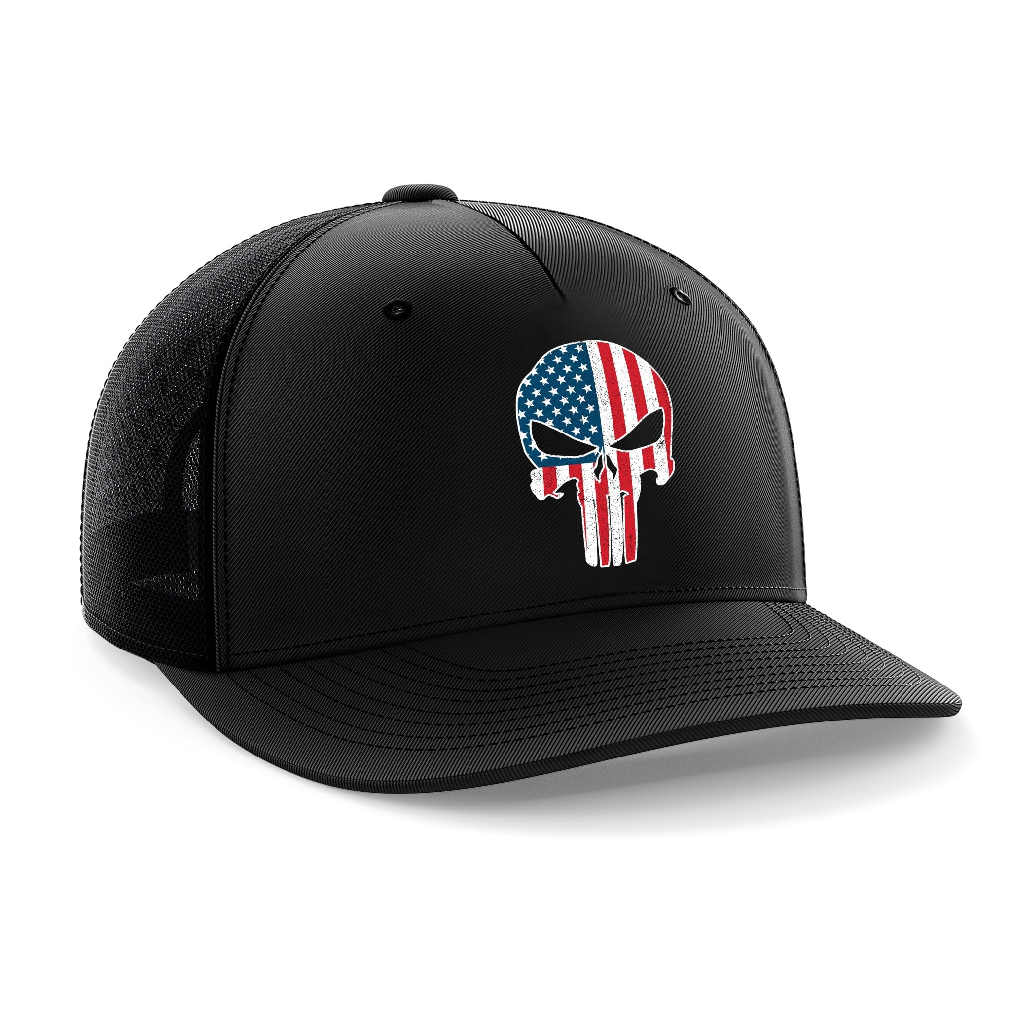 PVC Punisher Snapback Hat for Men and Women