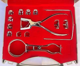 NSI CORP. Rubber Dam Kit of 14 pcs 11 clamp, clamp holder,punch plier and rubber dam frame Price In India
