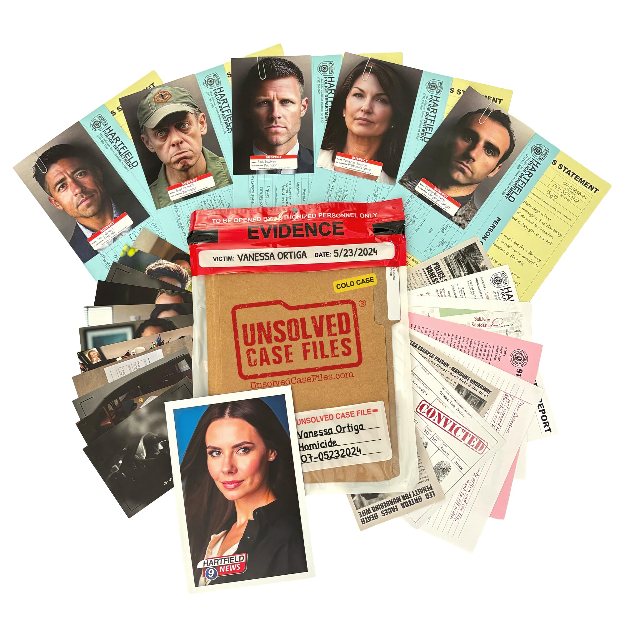 Unsolved Case Files | Ortiga, Vanessa - Cold Case Murder Mystery Game - Can You Solve The Crime?